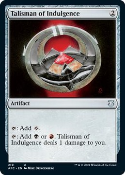 Talisman of Indulgence AFC