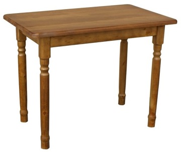 КУХОННЫЙ СТОЛ 100х60, ТОЧЕЧНЫЕ ДЕРЕВЯННЫЕ ДУБОВЫЕ НОЖКИ