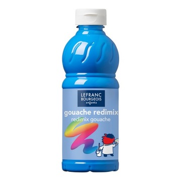 FARBA PLAKATOWA TEMPERA 500ML FLUO BLUE L&B