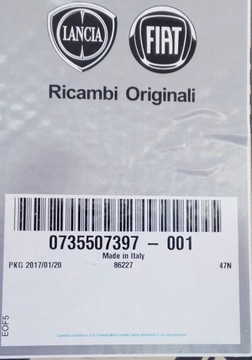 MŘÍŽKA MASKA FIAT IDEA 08-12 ORIG 735507397