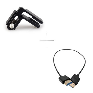 Kabel HDMI do HDMI 4K 60Hz + zacisk kablowy ZESTAW