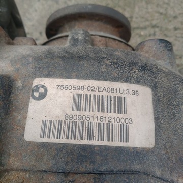 BMW E60 E61 523I MOTOR N53 NÁPRAVA 3.38 DIFER 7560598
