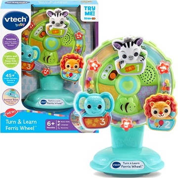 EDUKACYJNA KARUZELA PEŁNA PRZYGÓD ZWIERZĄTKA VTECH