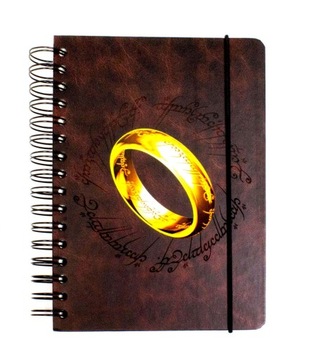 Władca Pierścieni kropkowany notes A5 90k