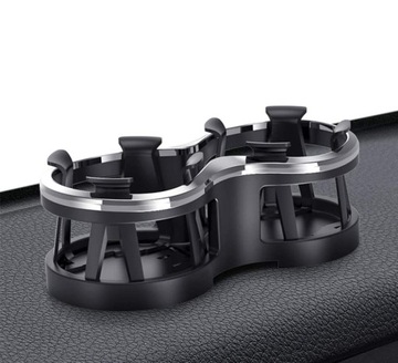 ДЕРЖАТЕЛЬ ДЛЯ ЧАШКИ ЦЕНТРАЛЬНОЙ КОНСОЛИ АВТОМОБИЛЯ ДВОЙНОЙ ДЕРЖАТЕЛЬ ДЛЯ НАПИТКОВ, ЧЕРНЫЙ