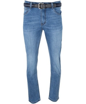 Spodnie jeansy W39 niebieskie dżinsy