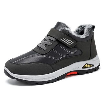 ТЕПЛЫЕ ЗИМНИЕ МУЖСКИЕ СНЕЖНЫЕ БОТИНКИ, НЕСКОЛЬЗЯЩИЕ, УТЕПЛЕННЫЕ ТРЕККИНГОВЫЕ БОТИНКИ