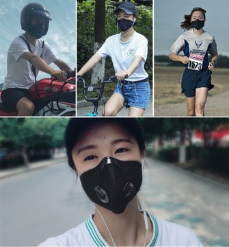 MASKA MASECZKA OCHRONNA FILTRUJĄCA HEPA WYGODNA