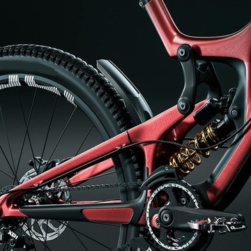 Комплект крыльев MTB с кабельными стяжками, 2 шт.