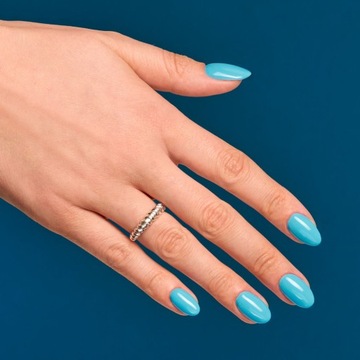 SEMILAC 044 Гибридный лак Intense Blue 7мл