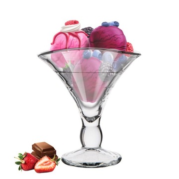 Pucharek do deserów Czarka szklana na lody 240ml