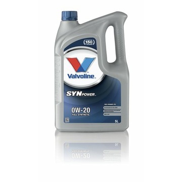 Olej Valvoline SYNPOWER FE 5L 0W20 norma A5