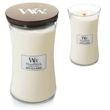WOODWICK ŚWIECA DUŻA CORE WHITE TEA & JASMINE