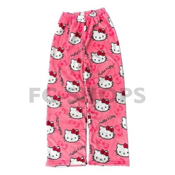 Spodnie Hello Kitty ~ Piżamowe ~ Idealne na Prezent XL