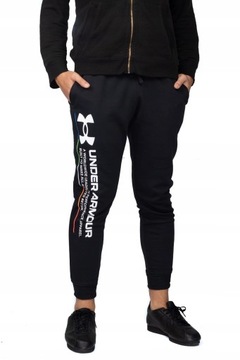 UNDER ARMOUR MĘSKIE SPODNIE DRESOWE JOGGERY 1370345-001