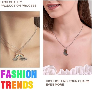 2 x BFF Necklaces, Friendship Necklace, Best Friends, Girls, Necklace,