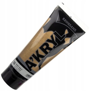 Farba Akrylowa Renesans 31 Złoto ciemne 200ml
