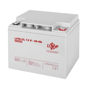 AKUMULATOR ŻELOWY 12V 40 Ah 480 Wh LPM-GL DO UPS ZASILACZE AWARYJNE