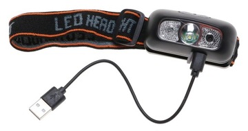 СВЕТОДИОДНЫЕ ФАРЫ Налобный фонарь С ДАТЧИКОМ ДВИЖЕНИЯ Перезаряжаемый 4162