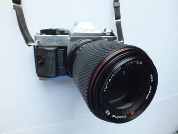 Canon AE-1 Program + Tokina SD 70-210 mm 1:4-5.6