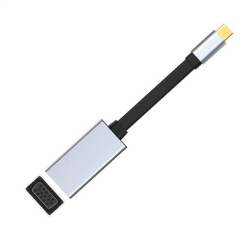 МУЛЬТИМЕДИЙНЫЙ АДАПТЕР PLATINET USB-C НА VGA 1080 60 Гц [44711]