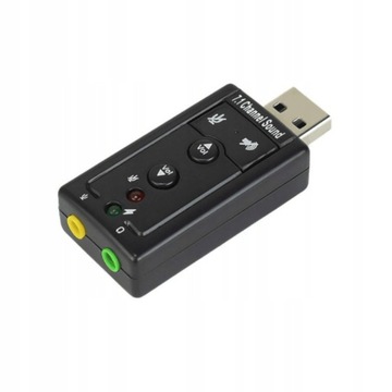7.1 Karta dźwiękowa 3D Stereo USB Audio Adapter