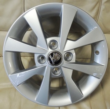 4 felgi alu 4x100 R14 SKODA oryginał nowe