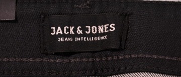 JACK AND JONES spodnie DARK BLUE jeans TIM W29 L34