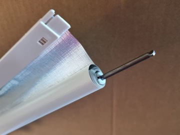 Рулонная штора Blackout для окон МПК 40х40 бело-кремовый SklepTurismus