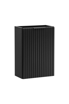 Szafka łazienkowa pod umywalkę czarna 40 cm+uchwyt