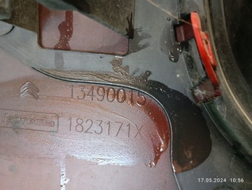 БАМПЕР ПЕРЕДНИЙ CITROEN C3 AIRCROSS 17-20 13490015