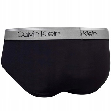 CALVIN KLEIN MAJTKI MĘSKIE SLIPY HIP BRIEF 3PK CZARNE r.L