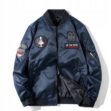 Kombinezon lotniczy oversize kurtka baseballowa
