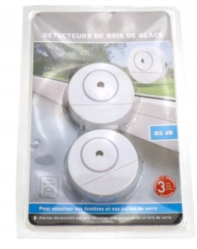 ДВОЙНОЙ ДЕТЕКТОР Беспроводной ЭФФЕКТИВНЫЙ ДАТЧИК СИГНАЛИЗАЦИЯ разбития стекла 85 дБ