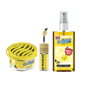 DR MARCUS WANILIA ZESTAW PUSZKA ZAWIESZKA PERFUM