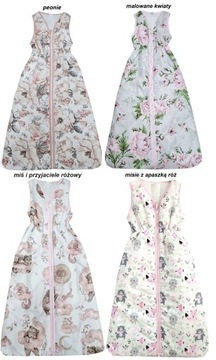 OCIEPLANY ŚPIWÓR, ŚPIWOREK DO SPANIA 104-110 2,5 TOG *DUŻY WYBÓR