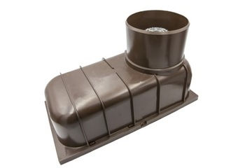 НИЖНИЙ желоб Отстойник коричневый Канализационные трубы Желоба