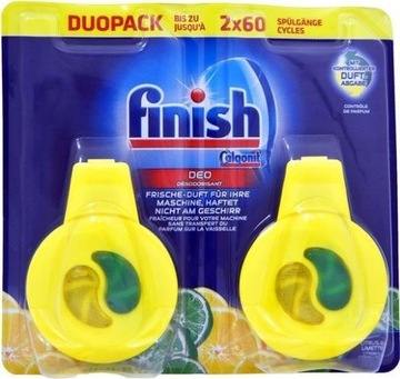 FINISH ZAPACH DO ZMYWARKI CITRUS-LIME CYTRYNA-LIMONKA 2szt 2 SZT DUOPACK 2x