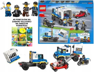 LEGO CITY WYŚCIG KONWÓJ WIĘZIENNY MEGA ZESTAW PRO!