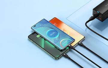 ТЕЛЕФОННЫЙ КАБЕЛЬ BASEUS 3 В 1 USB TYPE C MICRO USB LIGHTNING 100 Вт QC 1,5 М