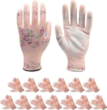 САДОВЫЕ ПЕРЧАТКИ ДЛЯ ЦВЕТОВ 15 ПАР - Размер 10