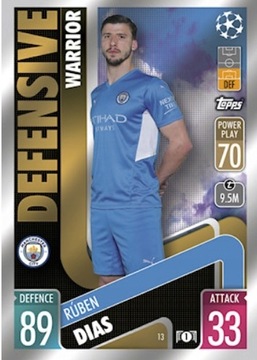 Topps Match Attax 2021/22 Defensive Dias 13