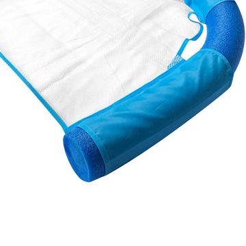 Pływanie pływające krzesło basenowe dla dzieci dla dorosłych na łóżko pływak wodny niebieski 6,5x150 cm