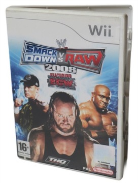 Wii WWE SMACKDOWN VS. RAW 2008 NINTENDO