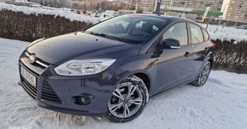 Ford Focus III Sedan Facelifting 1.0 EcoBoost 100KM 2014 Ford Focus Wzorowy Klima - Tempomat - Parkasist - Alufelgi - Zarejestrowa, zdjęcie 1