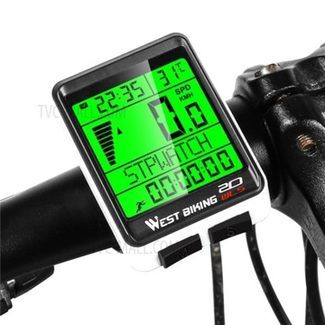 WEST BIKING Wireless MTB Road Bike Computer Waterproof Cycling Speedometer