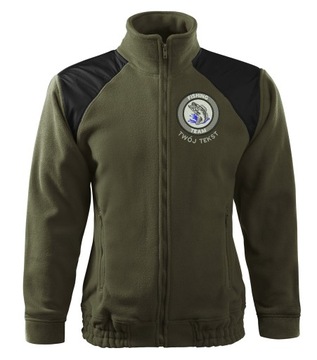 BLUZA POLAR WĘDKARSKI Z IMIENIEM na PREZENT XL