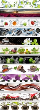 Закаленное стекло для кухни, стеклянная панель Lacobel.
