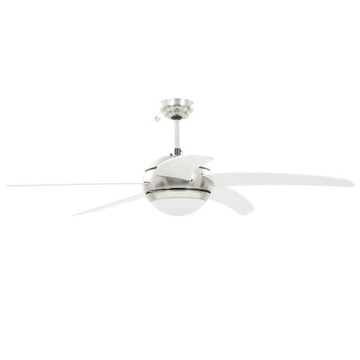 ПОТОЛОЧНЫЙ ВЕНТИЛЯТОР С ЛАМПОЙ 128СМ, БЕЛЫЙ