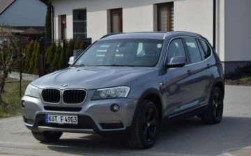 BMW X3 F25 SUV 2.0 20d 184KM 2011 BMW X3 2.0D 4x4 185KM Oryginal Lakier 2 KPL Alufelg Sprowadzony 2.0, zdjęcie 3